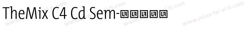 TheMix C4 Cd Sem字体转换